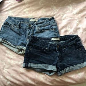 Bullhead Low Rise Shorts! Both Pairs!